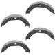 Purchase Top-Quality Rear Parking Brake Shoes by BOSCH - BS990  02